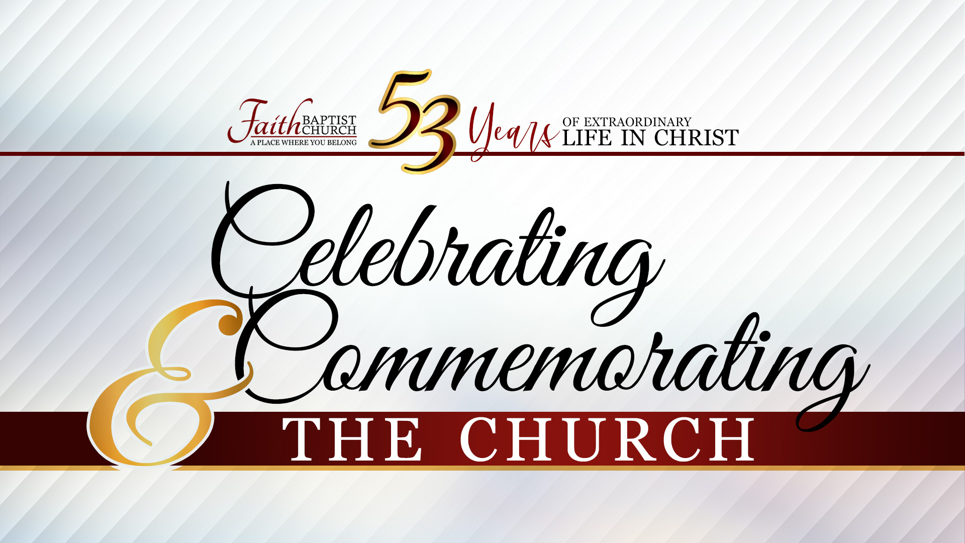 Celebrating & Commemorating the Church